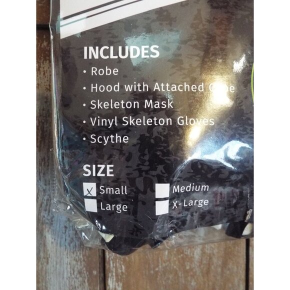 Halloween Costume Childs Reaper Size Small pre owned - Picture 2 of 8